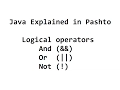 32 Logical Operators in Java