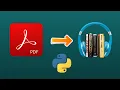 How To Convert Any PDF File Into An Book Using Python