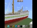 Lagu Minecraft making titanic+britanic+carpatanic #shorts