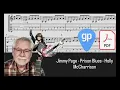 Jimmy Page - Prison Blues - Holly McCharrison PDF AND Guitar PRO Tabs [TABS]