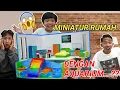 BIKIN MINIATUR RUMAH BERTINGKAT DENGAN AQUARIUM DAN ADA IKANNYA?! | Kreasi Kardus | Mikael TubeHD