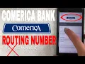 Comerica Bank ABA Routing Number - Where Is It