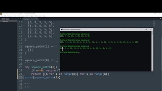 Python Intermediate Coding Challenge Perfect Square Patch