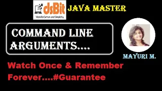 Tutorial7 JAVA Command Line Arguments Just in 5 minu Watch Once Remember Forever Java Master