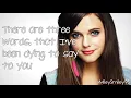 Tiffany Alvord - Baby I Love You (with lyrics)