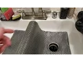 Protect Your Kitchen Sink With A Shower Mat Hack