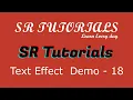 Text Shadow Effect Demo - 18 Css SR Tutorials