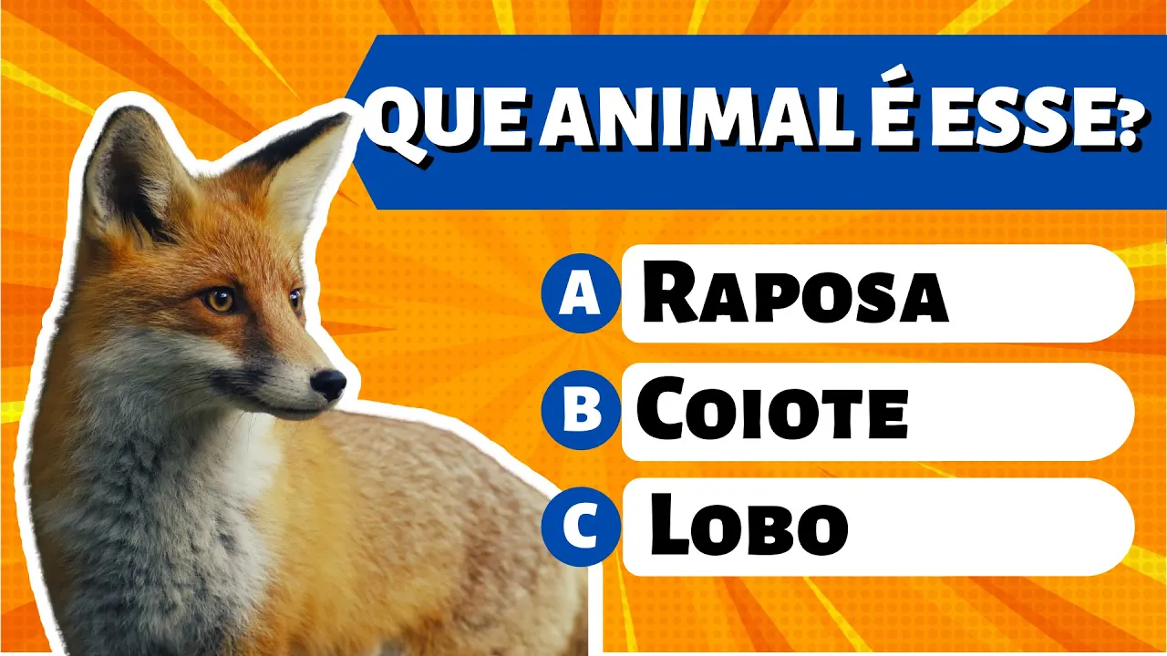 ???? ADIVINHE QUAL É O ANIMAL - QUIZ ANIMAL - Teste seu conhecimentos com este quiz sobre animais!