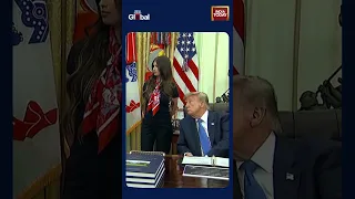 Donald Trump Appears To Fall Asleep During White House Oval Office Event