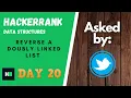 Reverse a Doubly Linked List - Solution EXPLAINED HackerRank