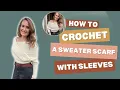 Crochet Sweater Scarf Pattern Mirabilis