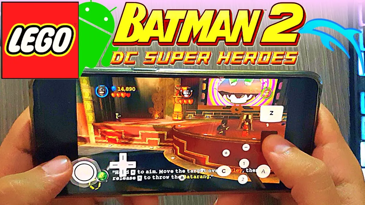 Lego Batman 2 DC Super Heroes Android Gameplay - Dolphin Wii Emulator Android - Mobile 2022