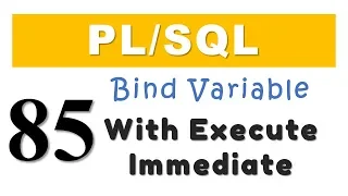 tutorial 85 Execute Immediate with Using Clause in Native Dynamic SQL by Manish Sharma