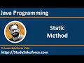29 Java Program How to define and call static methods by Sanjay Gupta
