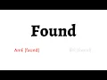 Download Lagu How to Pronounce found in American English and British Englishfound