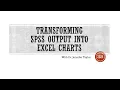 Transforming SPSS Output into Excel Charts