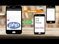 How to run php programs in android phones using AwebServer app PHP Get And Post method