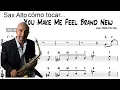 Download Lagu You Make Me Feel Brand New Sax Tutorial