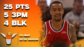 John Collins 25 Blocks vs Pistons Full Highlights 2026