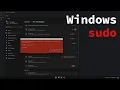 sudo on Windows