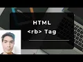 Ruby tag Rb tag Rt tag - Html5 in hindi