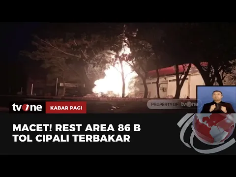 Berkobar Hebat, Rest Area Tol Cipali Ditutup akibat Semburan Api
