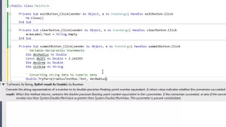 Visual Basic - Named Constants TryParse method Convert method
