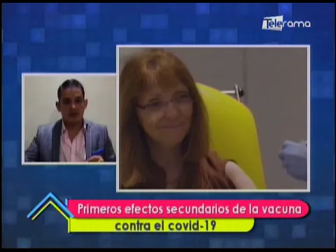 Primeros efectos secundarios de la vacuna contra el covid-19