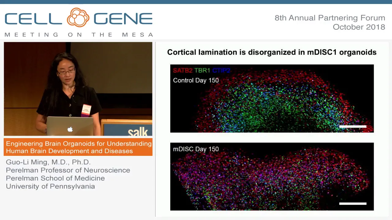 Panel: Using Stem Cells to Study Neuropsychiatric Disorders - Guo Li Ming, UPENN