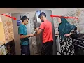 The exciting moment of launching a new refrigerator the result of Majid and Mahtab s efforts