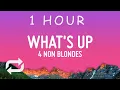 [ 1 HOUR ] 4 Non Blondes - What's Up (Lyrics)