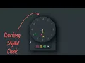 Working Neumorphic digital clock using html css and javascript