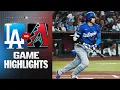 Dodgers vs D-backs Game Highlights 26 MLB Highlights