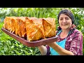 Download Lagu Grandma Cooks Cheesy Chicken Pie in a Wood Oven - Better Than Restaurant Pie!