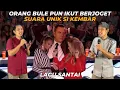 Download Lagu ORANG BULE PUN IKUT BERJOGET SUARA UNIK SI KEMBAR