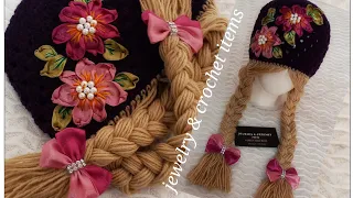 how to make crochet baby braid cap part 1 