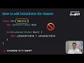 How to add initializers for classes - Swift for Complete Beginners