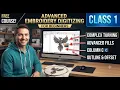 How to Digitize a Complete Design from Scratch Advanced Embroidery Digitizing Class 1