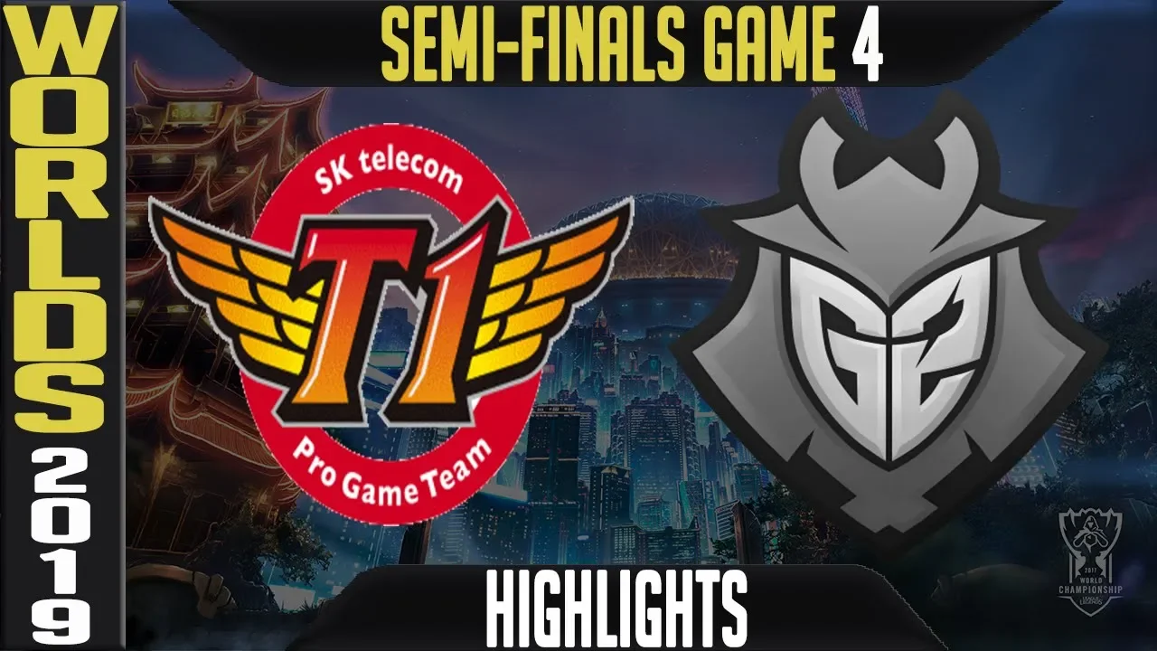 SKT vs G2 Highlights Game 4 | Worlds 2019 Semi-finals | SK Telecom T1 vs G2 Esports