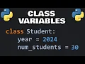 Learn class variables in 8 minutes