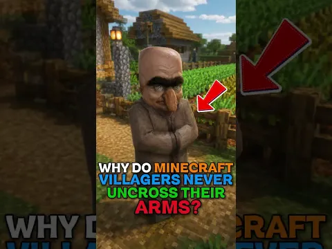 Why do Minecraft Villagers Never Uncross Their Arms?