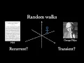Why Do Random Walks Get Lost in 3D