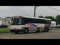 Front POV NJT Route 163 Ridgewood Terminal via Murray Hill Parkway onboard a 2022 MCI D4500CT