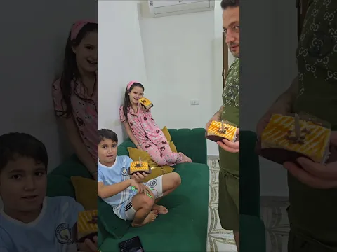أختبرت لين وغيث وبابا اذا بطعموني ولالا #أمورة #فاميلي