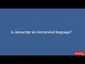 JavaScript Comparison With Other Languages Foundation I