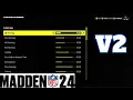 Madden 24 - V2 Realistic Franchise Gameplay Sliders PS5