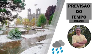 SC, Sul e Brasil | Neve? Onde poderá ocorrer?  (23/08/2024)