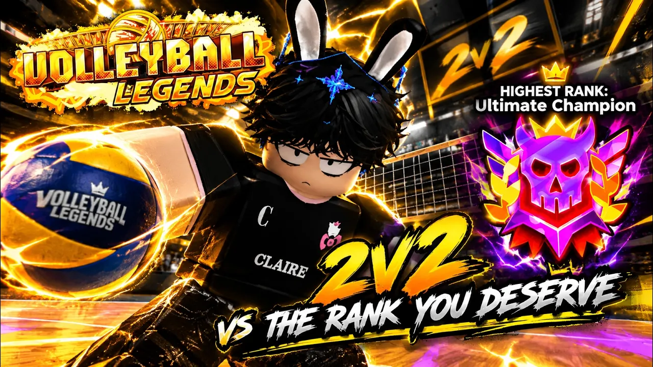 2v2 vs the rank you think u deserve | Volleyball legends