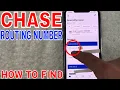 How To Find Chase Bank Routing Number