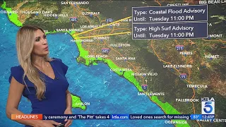 Lingering rain, dangerous surf continue in SoCal; another round of heat expected
